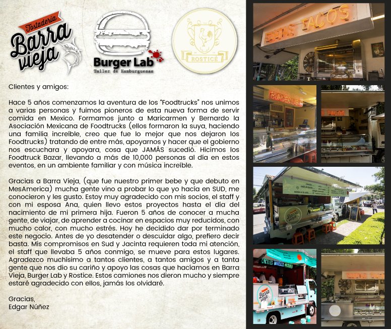 BurgerLabMX's tweet image. A todos nuestros clientes y amigos: