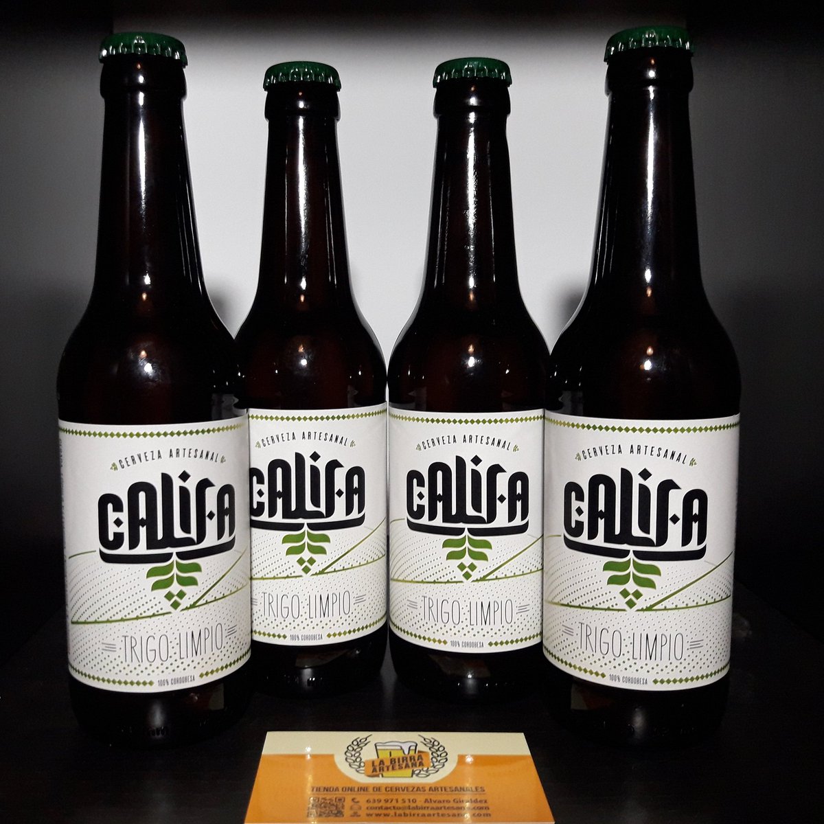 LaBirraArtesana.com
#Cerveza #Artesana #Califa #trigo
Solo 2.30€
#beer #craftbeer #biere #birra #cervezaartesanal #lupulo #malta #ipa