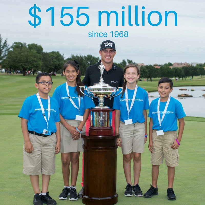 THE CJ CUP Byron Nelson (@cjbyronnelson) on Twitter photo .<a href="/SCDallasTX/">Salesmanship Club</a> announced the 2017 #ATTByronNelson raised a record $6.8 million for <a href="/momentous/">@momentous</a>! Thanks for helping us #ChangeTheOdds for kids! .<a href="/SCDallasTX/">Salesmanship Club</a> announced the 2017 #ATTByronNelson raised a record $6.8 million for <a href="/momentous/">@momentous</a>! Thanks for helping us #ChangeTheOdds for kids!