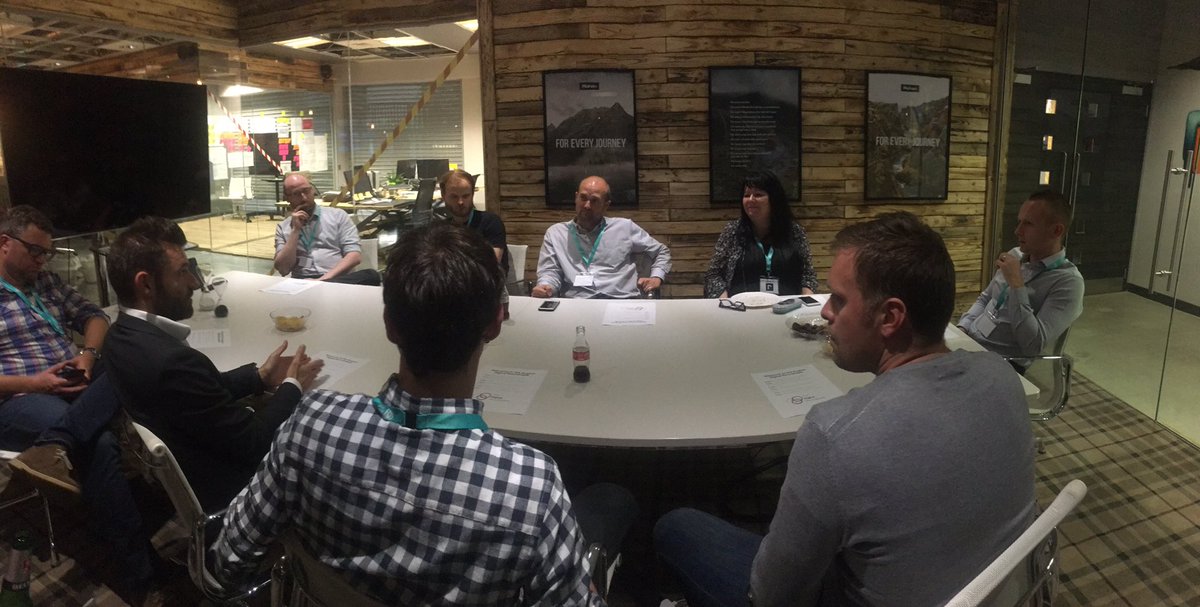DigiRoundtable's tweet image. We still haven&apos;t managed to source an actual round table but we are now sat down to discuss opportunities within the industry.