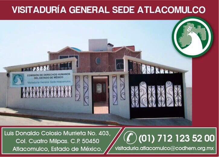 JorgeOlveraG's tweet photo. #LaCodhemCercaDeTi Una de nuestras Visitadurías Generales tiene como sede #Atlacomulco ¡Conócela: https://t.co/4xtvKX8cSW! #DerechosHumanos https://t.co/YsnKWOMyYM