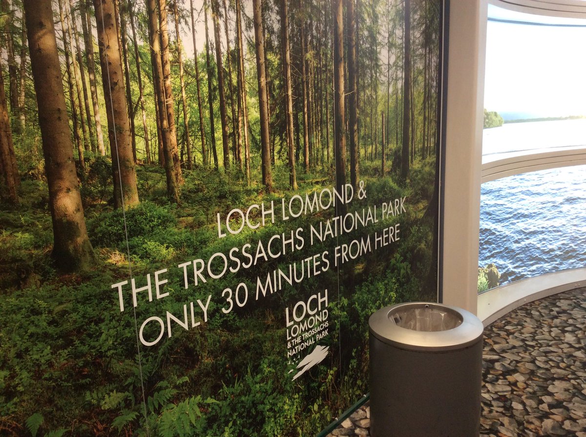 LochLomondCEO's tweet image. Great to finally see @lomondtrossachs @GLA_Airport international arrivals installation Still looking good after 3yrs