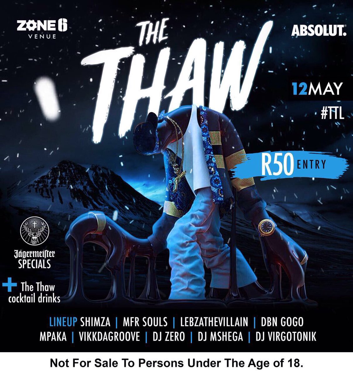 Onthatile__M's tweet photo. @The_Thaw_ @Zone6Venue @Fortis_x @Buntu_K @SneMbathaReal @KeaMercia @Rapelang94 @_Nonii_N @MILL_ANO @malaza_palesa @bongekileDlamz @Scott_villa We brought heat in the cold.
#ThawLaunch https://t.co/2jva9DxJx2