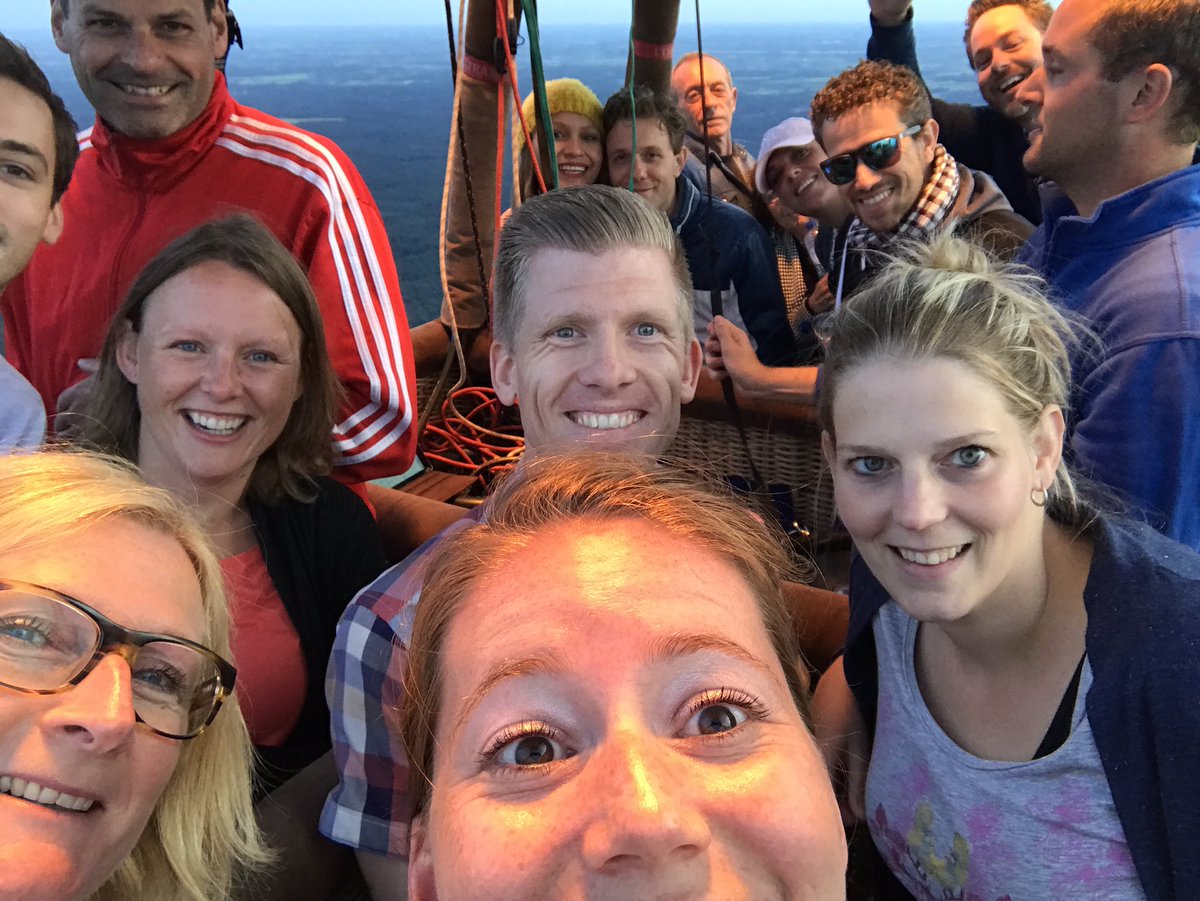 Selfie vanuit de luchtballon! Super tof! Bedankt @bijconclusion @AMISnl