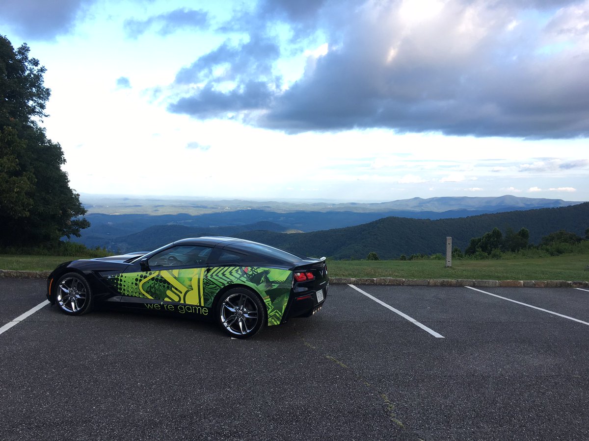 VaGameGuy's tweet photo. Thinking back to being on the mountain. Can anyone see the #Virginia symbols hidden in the art on this Corvette? https://t.co/XpLDkmo2fD