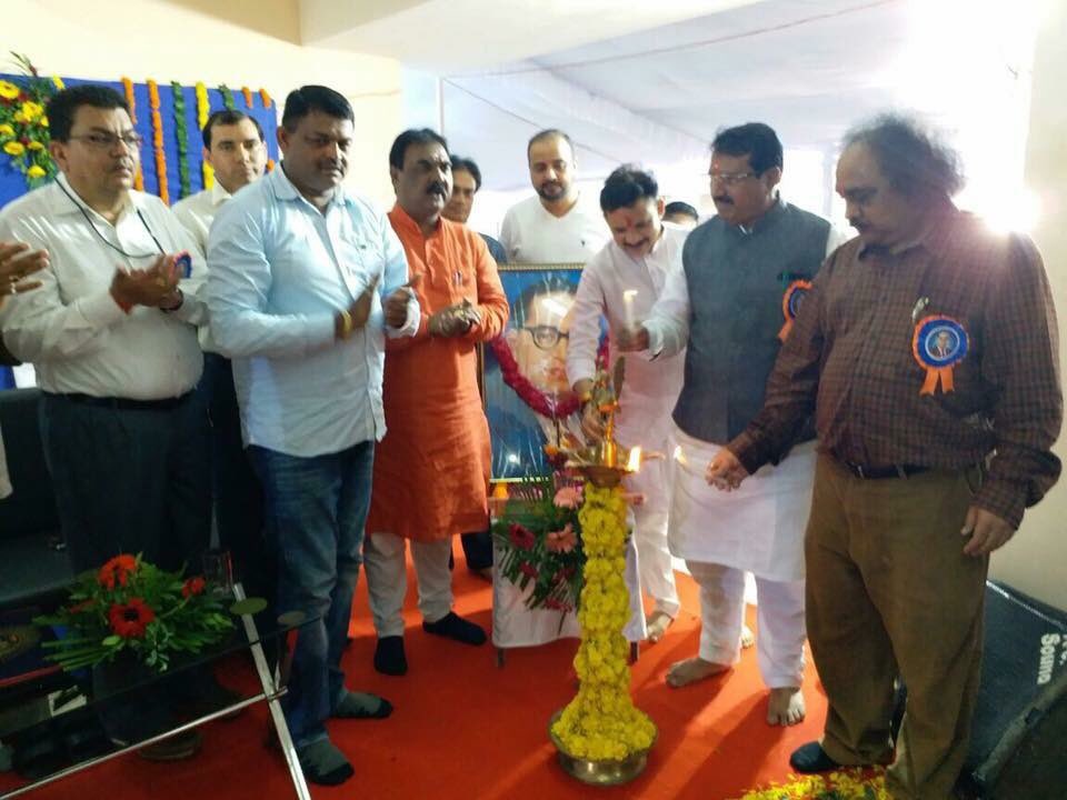 The GoG's Social Justice and Empowerment Department's  new building Ambedkar Bhawan was inaugurated by the <a href="/parmar_atmaram/">Atmaram Parmar</a> ji at Nadiad.