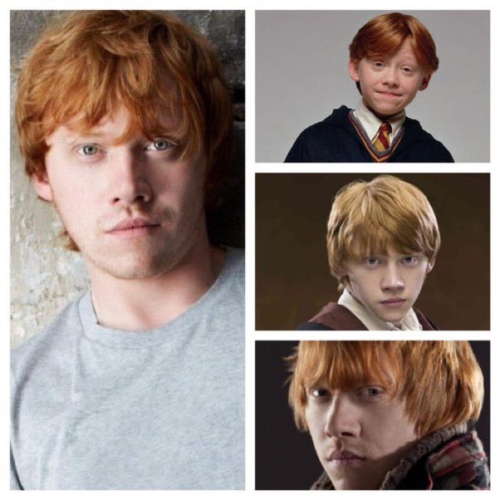 August 24: Happy Birthday, Rupert Grint! He played Ron Weasley in the films. 