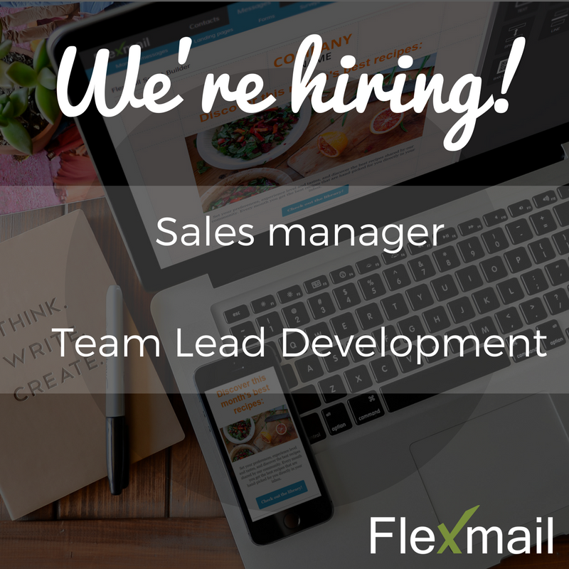 flexmail_be's tweet image. We're hiring! Join the team flexmail.be/jobs 
Looking for Sales Manager and Team Lead Development #emailmarketing #vacature #flexmail