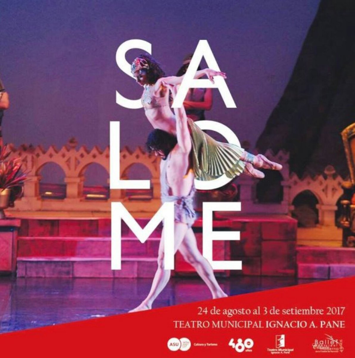 TeatroMunicAsun's tweet photo. JUEVES 24. Ballet Salomé a las 20:30- Sala Ignacio A Pane; y 4to Concierto OCMA-Sala Baudilio Alió a las 20:30. Informes:021-445169. #Asu480 https://t.co/Dmc8wT6Eyq