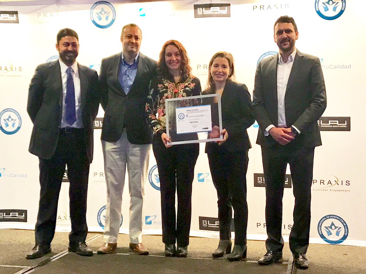 DSportsCL's tweet photo. ¡Estamos felices! Por 7mo año consecutivo recibimos el Premio #ProCalidad a la mejor calidad en servicio de TV paga. https://t.co/70q1Q1TbvB