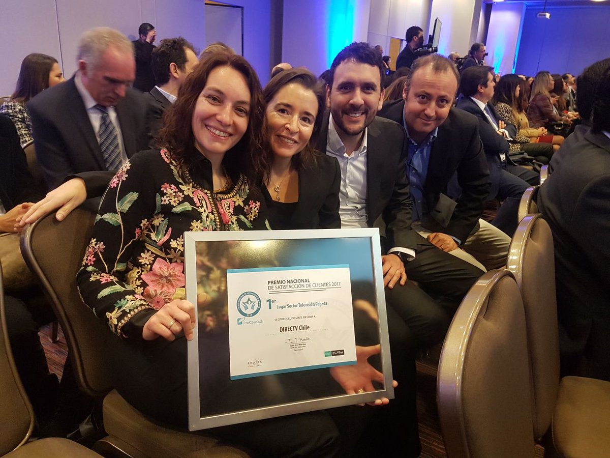 DSportsCL's tweet photo. ¡Estamos felices! Por 7mo año consecutivo recibimos el Premio #ProCalidad a la mejor calidad en servicio de TV paga. https://t.co/70q1Q1TbvB
