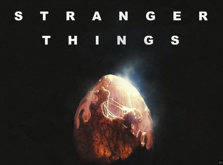 BDisgusting's tweet photo. New “Stranger Things” Poster Pays Tribute to ‘Alien’ https://t.co/jL4RZbjij4 https://t.co/q5A6yduukc