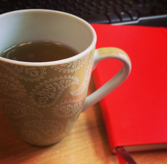 theGraceBrown's tweet photo. Well, I never thought I'd reach this point in my career. Tea - at my DESK.
#IHaveAnOfficeNow #NotReallyMine #TeaThough #TEA https://t.co/pwFemmzCzr