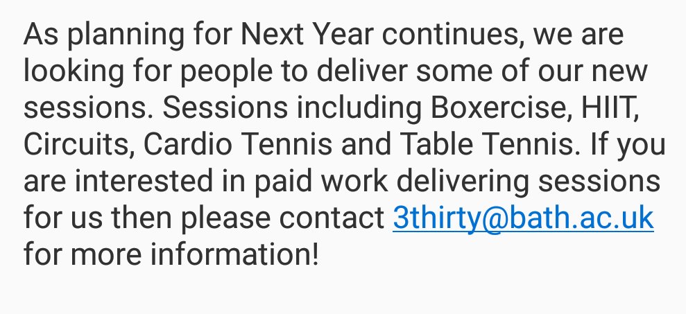 BathActive's tweet photo. @TeamBath @thesubath @subathsport @UOBathTouch @UOBathTennis @UOBathSUSport @BathPGA 
Please RT to spread the word! #excitingtimesahead https://t.co/KTDwZ3rbo4