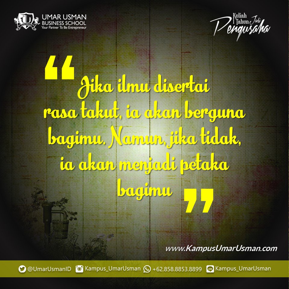 UmarUsmanID's tweet photo. Barangsiapa yg Ilmunya bertambah dgn diiringi bertambahnya rasa takut terhdp Rabbnya, maka sesungguhnya ia tlh mendptkan keberkahan ilmunya https://t.co/MGvRbdUrHn