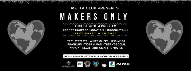 Gearing up for Saturday @wearemettaclub <a href="/PorchFinds/">PorchFinds</a> @Knoimnot <a href="/whitecliffsjams/">WHITE CLIFFS</a> @bearandowl_ @gavin_listens <a href="/lastniight/">Alba C 🔻</a>