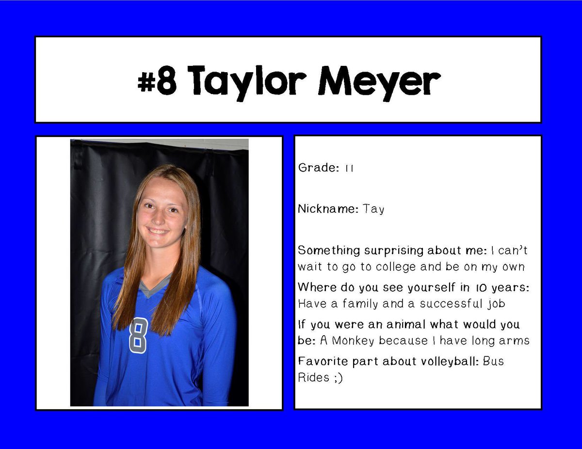 hlpwolvesvb's tweet photo. Meet Junior @19tmeyer #WolfAttack #HLPplayerproflie https://t.co/OS2NU84g5v