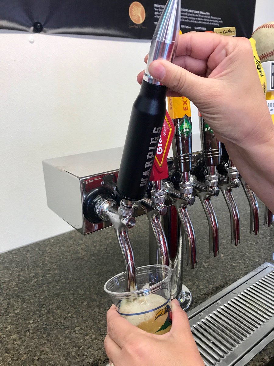 It’s official! 1st <a href="/WarPigsUSA/">WarPigsUSA</a> being tapped in #MN <a href="/BallParkCafe/">Ball Park Cafe</a> <a href="/mnstatefair/">Minnesota State Fair</a>! <a href="/ToddTheAxeMan/">todd haug</a> <a href="/Hopdragon/">Linda Haug</a>