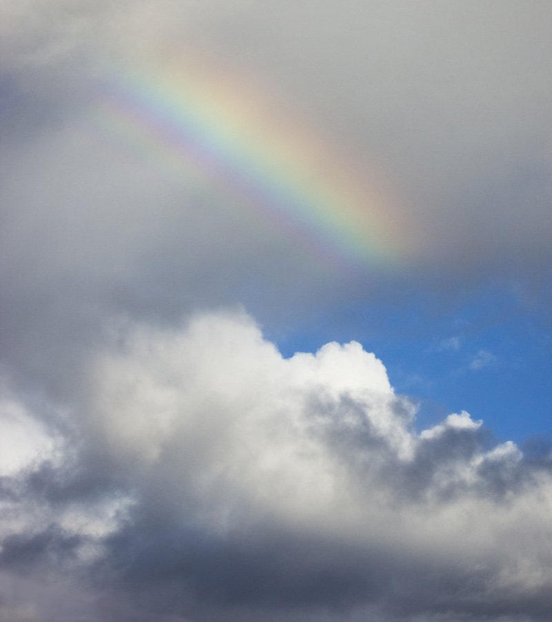 convex_photo's tweet image. #rainbow and #cloudscape after a storm