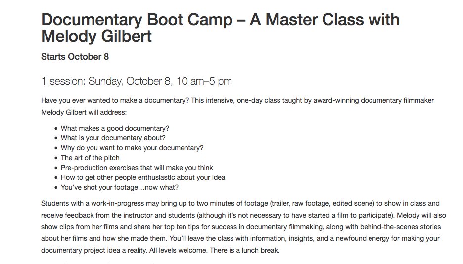 melodyMN's tweet image. My "#Documentary Boot Camp" is back! Join me for my master class 10/8 at @IFPMN To register: ifpmn.org/event/document… #filmmaking @mnfilmtv