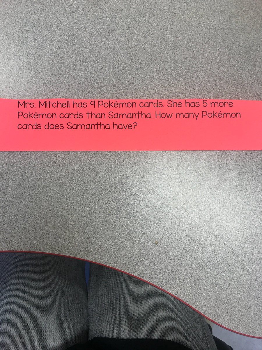 Our math word problem for the day! 😍😍 Using our 2nd graders names and their interests has increased engagement. #lcsk