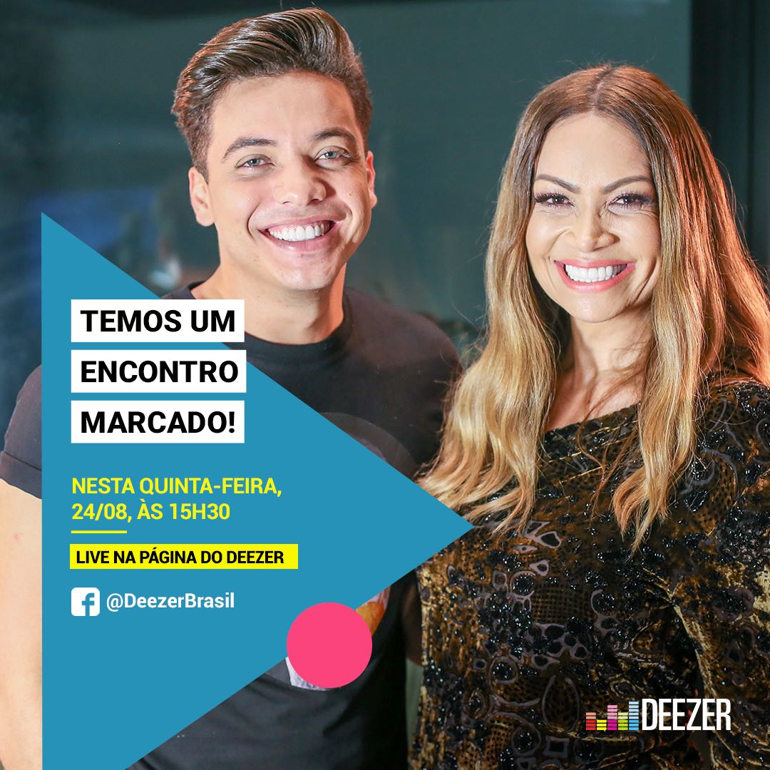 sonymusicbrasil's tweet photo. .@SolAlmeidaa e @WesleySafadao AO VIVO (15h30) no @DeezerBR falando da música mais linda do ano #SeÉPraGenteFicar ▶️ https://t.co/IdqKipN0Mk https://t.co/zfAnk3W3en
