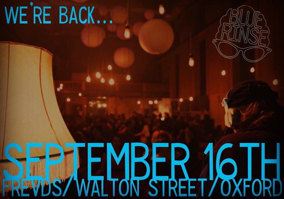 ClubBlueRinse's tweet photo. The long cold summer is nearly over... Sept 16th @FREVDofficial #freuds #frevds #frevdsoxford #freudsoxford #clubbluerinse #oxford https://t.co/yWLKAUTgdp