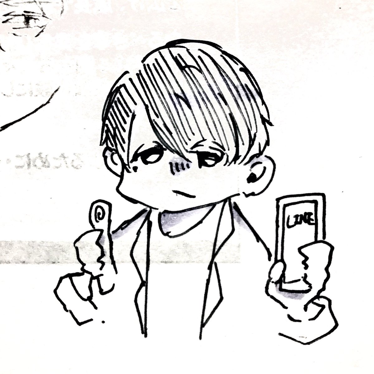 let_me_show_'s tweet photo. ラインスタンプを無言で薦めてくる[Ａ]ギターの人 https://t.co/cogvgVFdI8