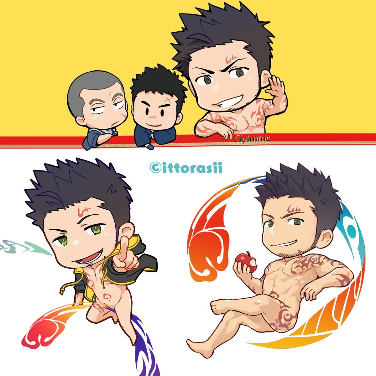 #繋がらなくていいから俺の描くデフォルメをみてくれ
ママ～見て～～୧(*'💋`*)୨🍼 