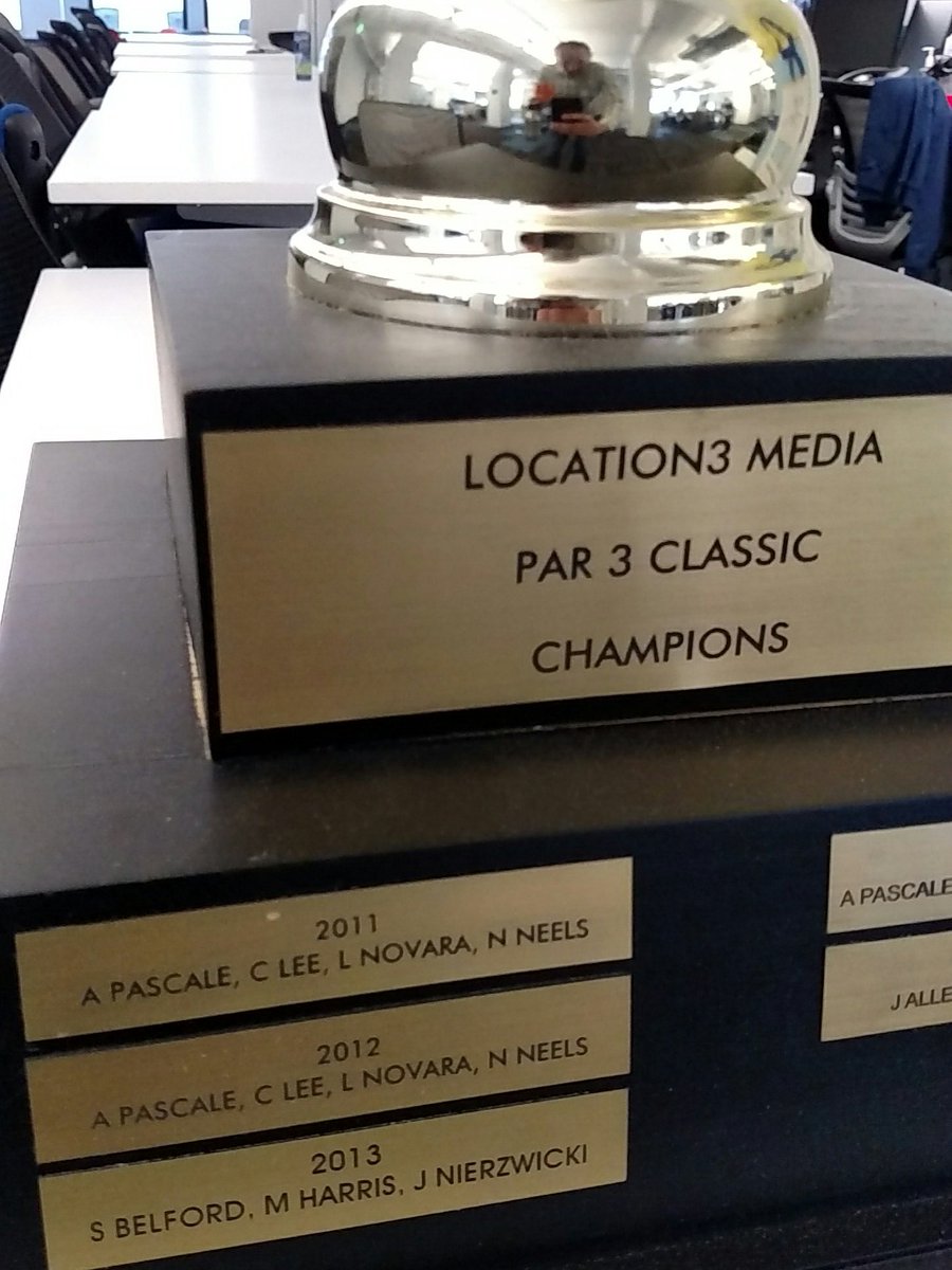 NickNeels's tweet photo. This year's @Location3 Par 3 Classic kicks off tomorrow. #NeverForget #dynasty @LuciaJoanne @angiepascale @calee2 https://t.co/ql7HwOSaTH
