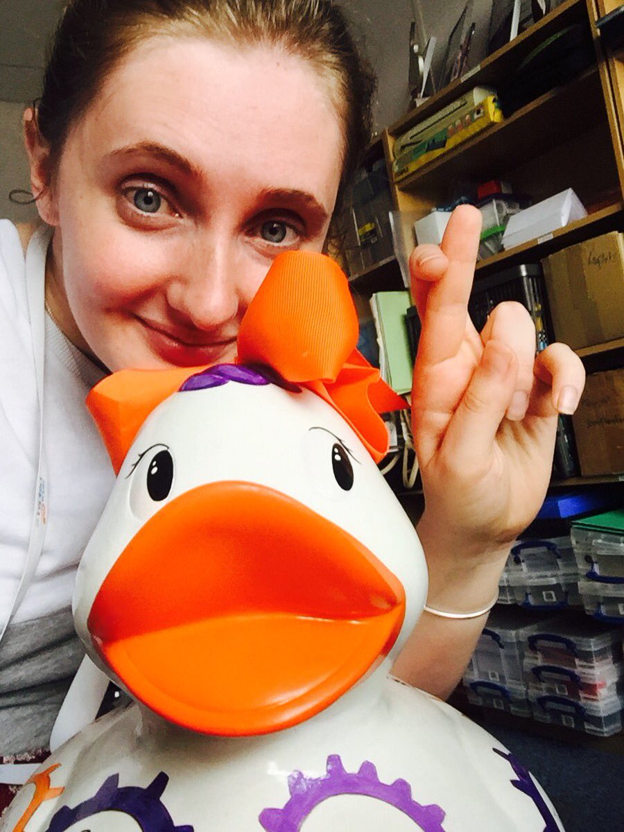 Ducka_Roo's tweet photo. Good luck from me and my PA for the @breakwriter Duck Race this weekend, duckies! 🐥 You're all winners in my eyes! Love @Ducka_Roo 😘 x https://t.co/mF7Plj58s1