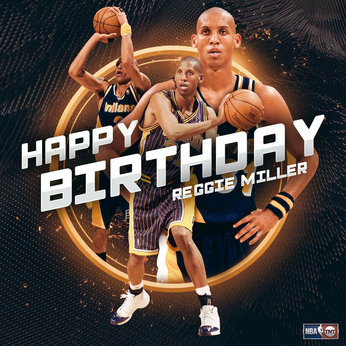 Happy Birthday to legend, Reggie Miller! 