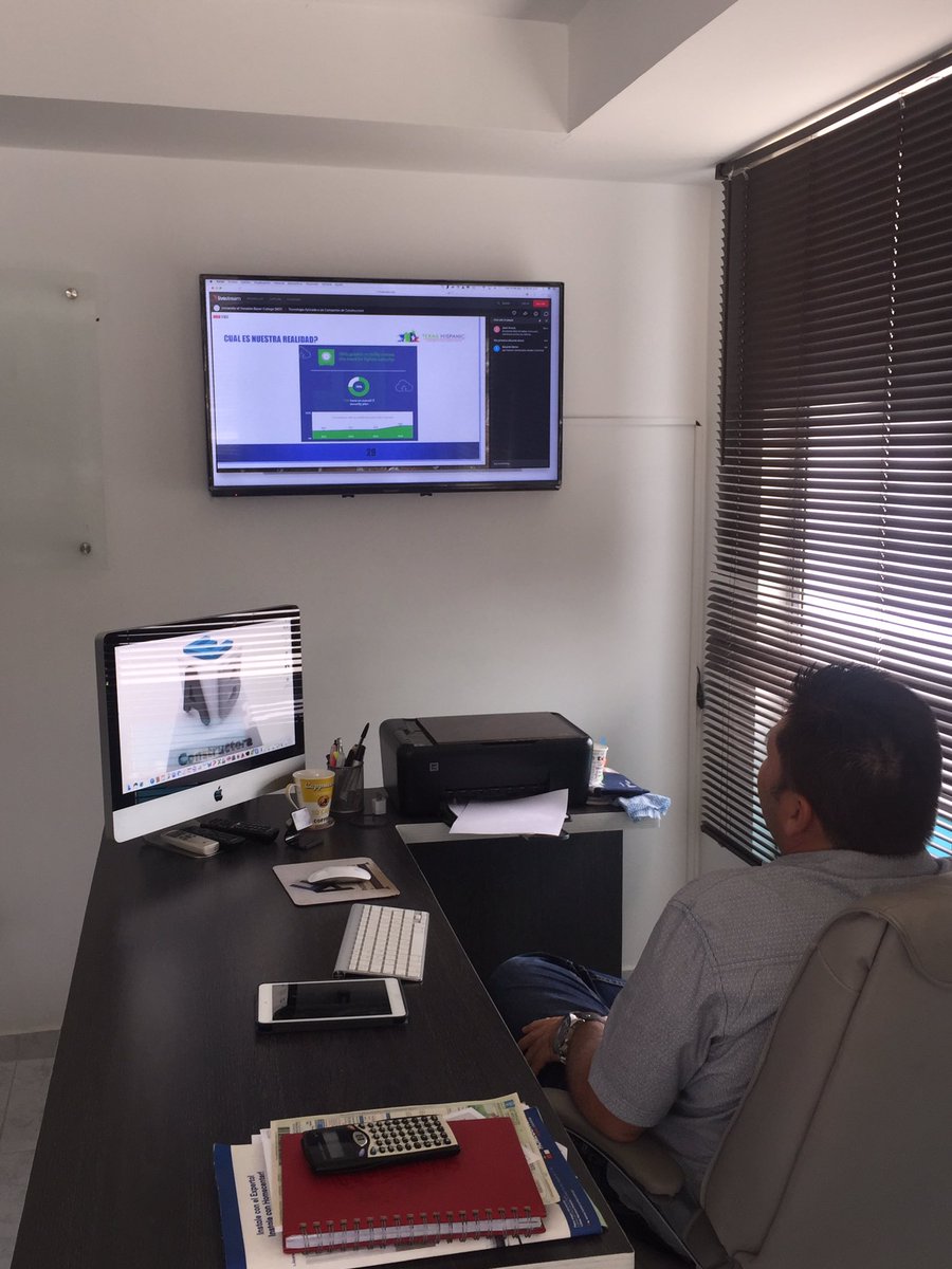 AEBINGCIVIL's tweet photo. Capacitándonos On Line Seminario Tecnologias Aplicadas en Compañias de Construccion @UHouston @UHSBDC #Diseñamos #Construimos #Remodelamos https://t.co/1JJKcM9XPu