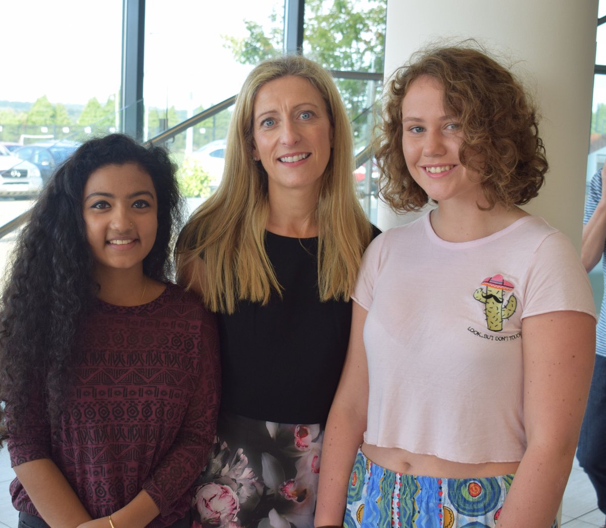 assumptionlive's tweet photo. #GCSEResultsDay2017 #AssumptionFamily #FullyAlive #OnceAnAssumptionGirl https://t.co/IBxXQ48kWc