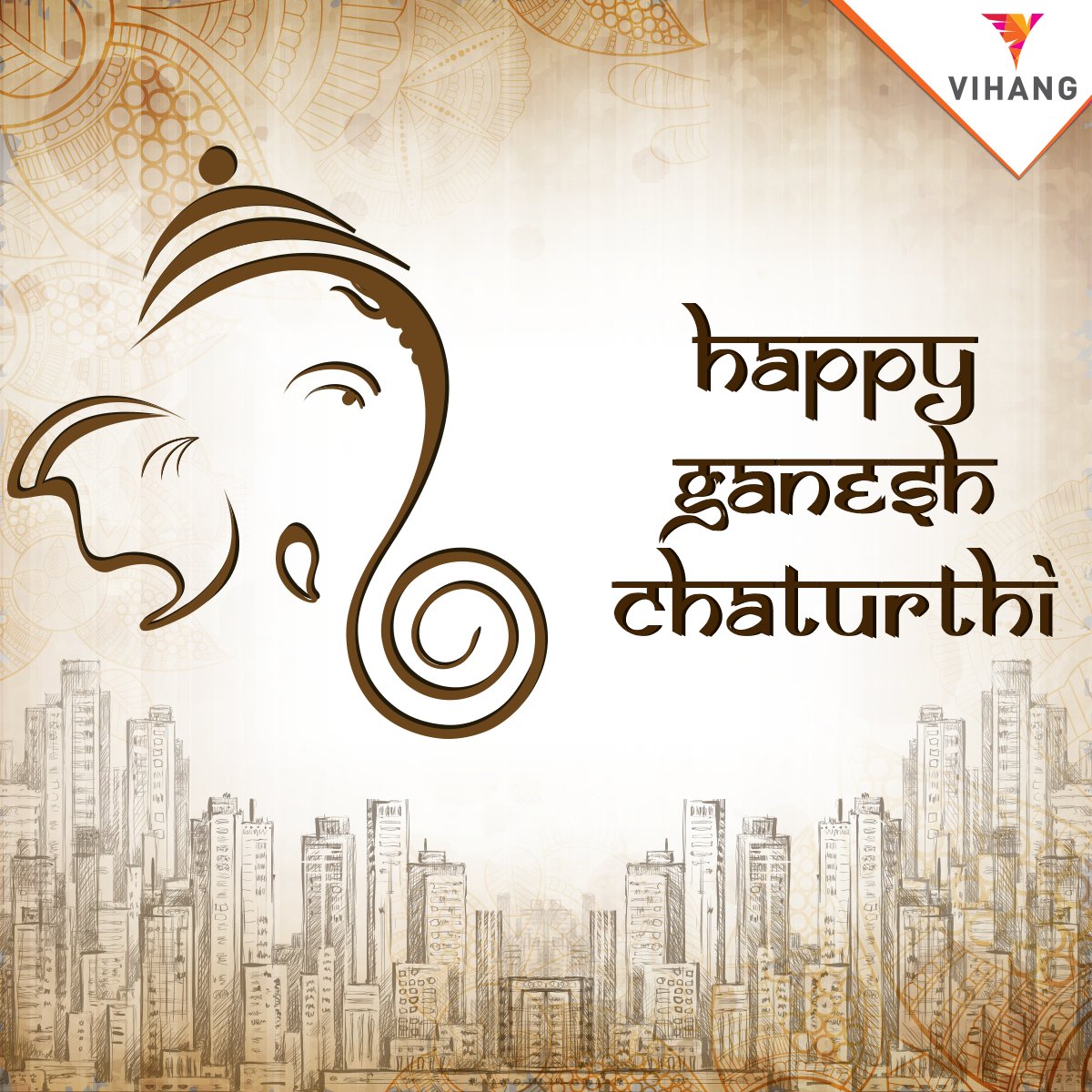 VihangGroup's tweet photo. In the walk of life, may Lord #Ganesha hold your hand forever & lead you to the path you always wish for. #HappyGaneshChaturthi #VihangGroup https://t.co/gTDl7qu2GT