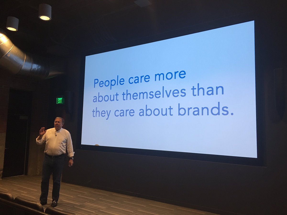 BigTop_RDU's tweet photo. Helpful reminder from @bradbrinegar of @mckinney for anyone building a brand. #salesjam https://t.co/iX2oOrhXTQ