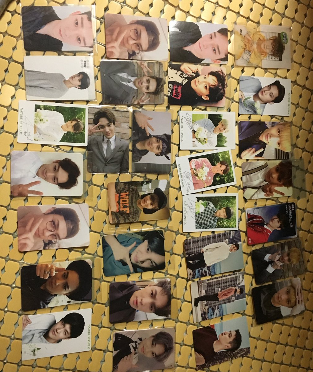 sehunee_ri's tweet photo. 엑소포카 양도 수호 준면 찬열 백현 디오 경수 카이 종인 세훈 시우민 민석 레이 첸 종대 포카 마마 중독 으르렁 늑미 럽라 몬스터 럭키원 엑소더스 로또 싱포유 포라이프 첸백시 중독포카 일괄양도 우선 https://t.co/nUBbRtYTb2