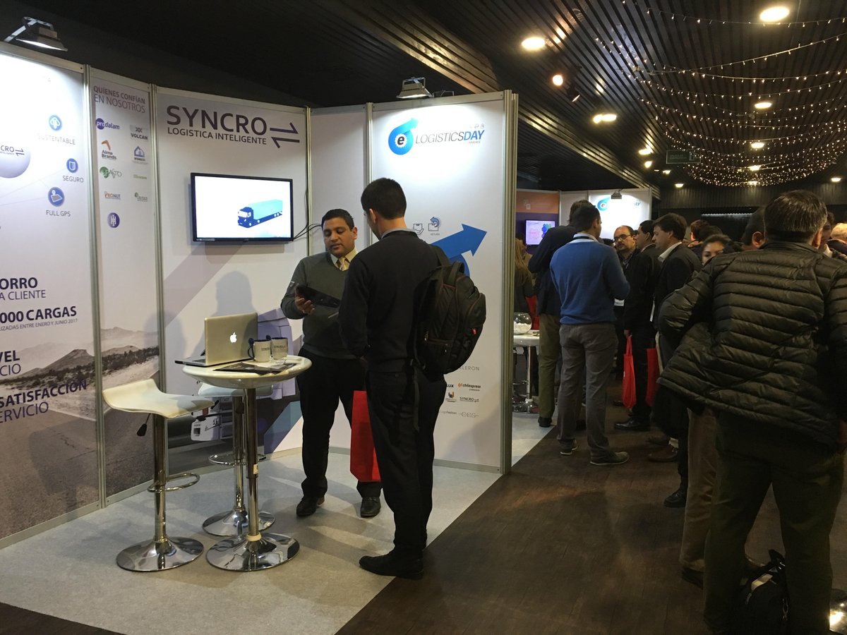 SyncroLogistic's tweet photo. Iniciamos la jornada Con mas de 200 asistentes en el Congreso eLOGISTICS DAY en Centro Parque!
elogisticsday.cl https://t.co/7jpV30nwT0