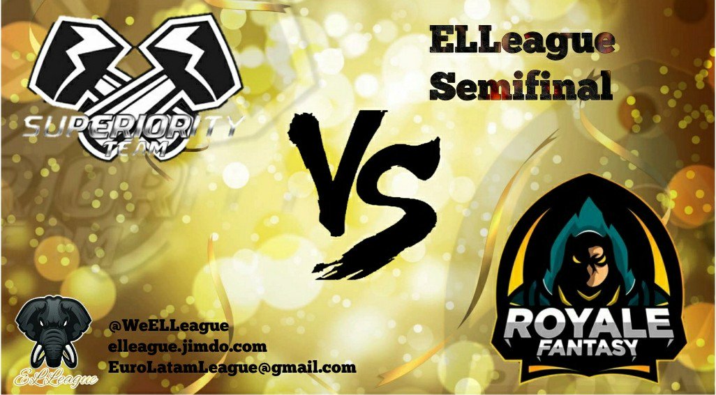Hoy se viene la segunda semifinal entre <a href="/Superiority_Cr/">SuperiorityCRew</a>  vs <a href="/RoyaleFantasy/">RoyaleFantasy</a> , Quien sera el Segundo finalista!! 🏆🏆