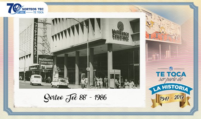 SorteosTec's tweet photo. Así se vivía la venta de boletos del Sorteo Tec 88° en un punto de venta situado en la calle Padre Mier en Monterrey. #SorteosTec70 😊 https://t.co/kk2jYlyG8N