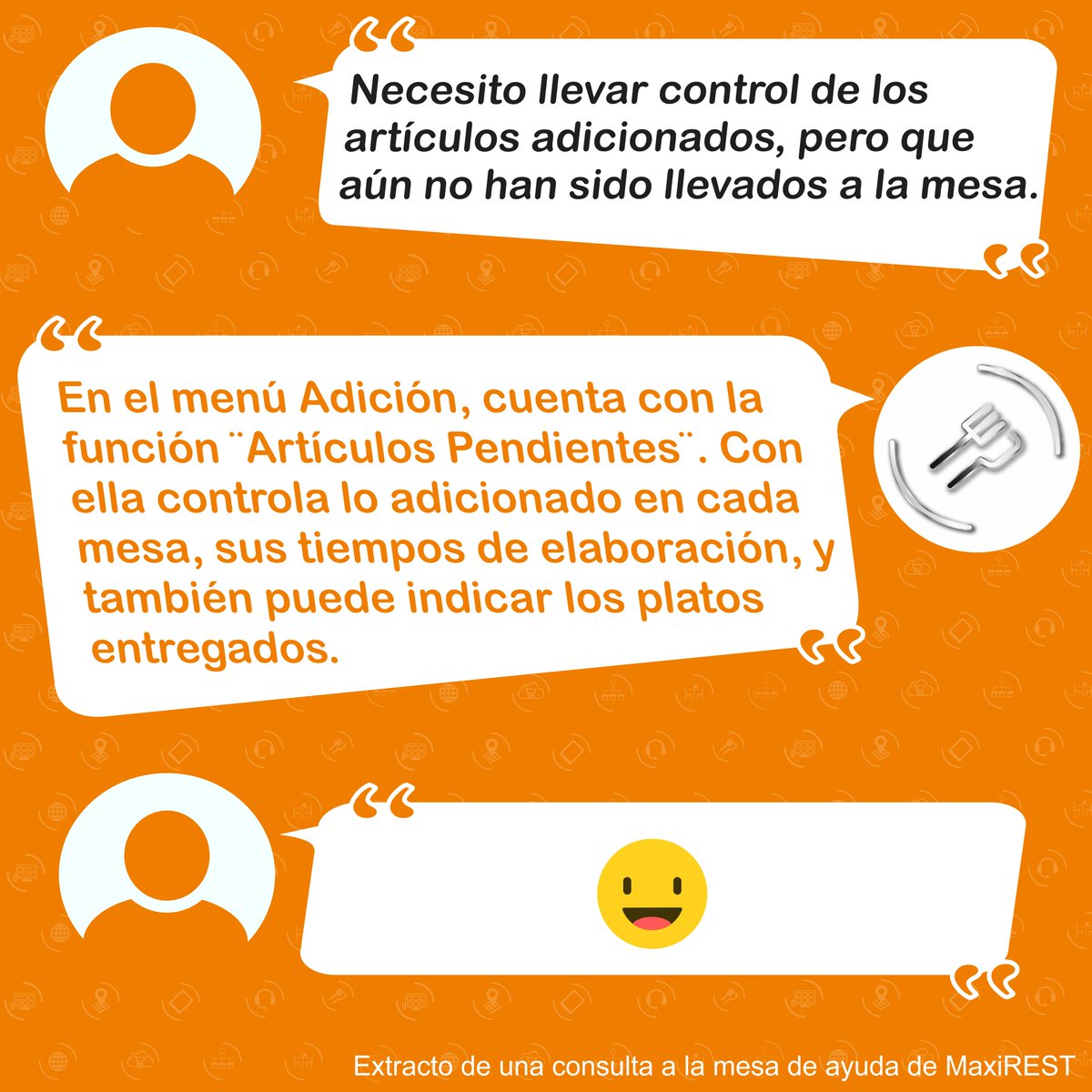 Maxirest's tweet photo. ¿Tenés una necesidad? En #MaxiREST tenés una solución.
#MaxiTIPS https://t.co/4FWodLf7yb