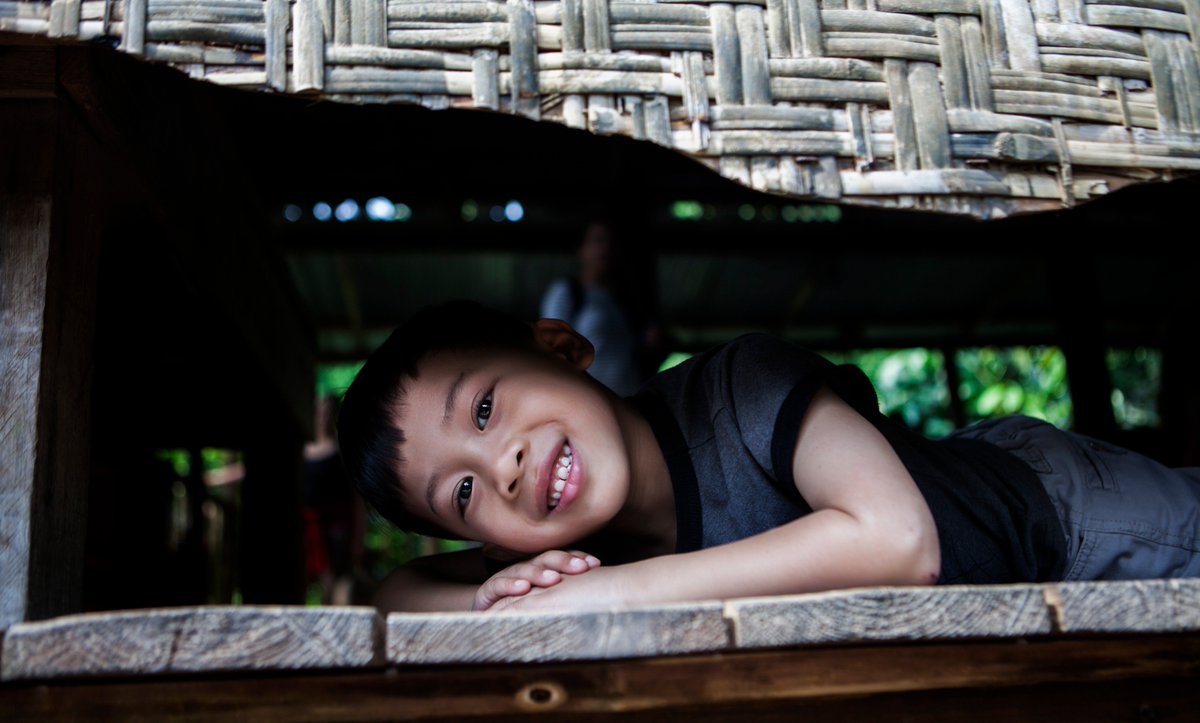 AngeloDefensor's tweet photo. @edenproject #edenphotocomp 
Son inside the Malaysian house https://t.co/EhOTCYKOb0