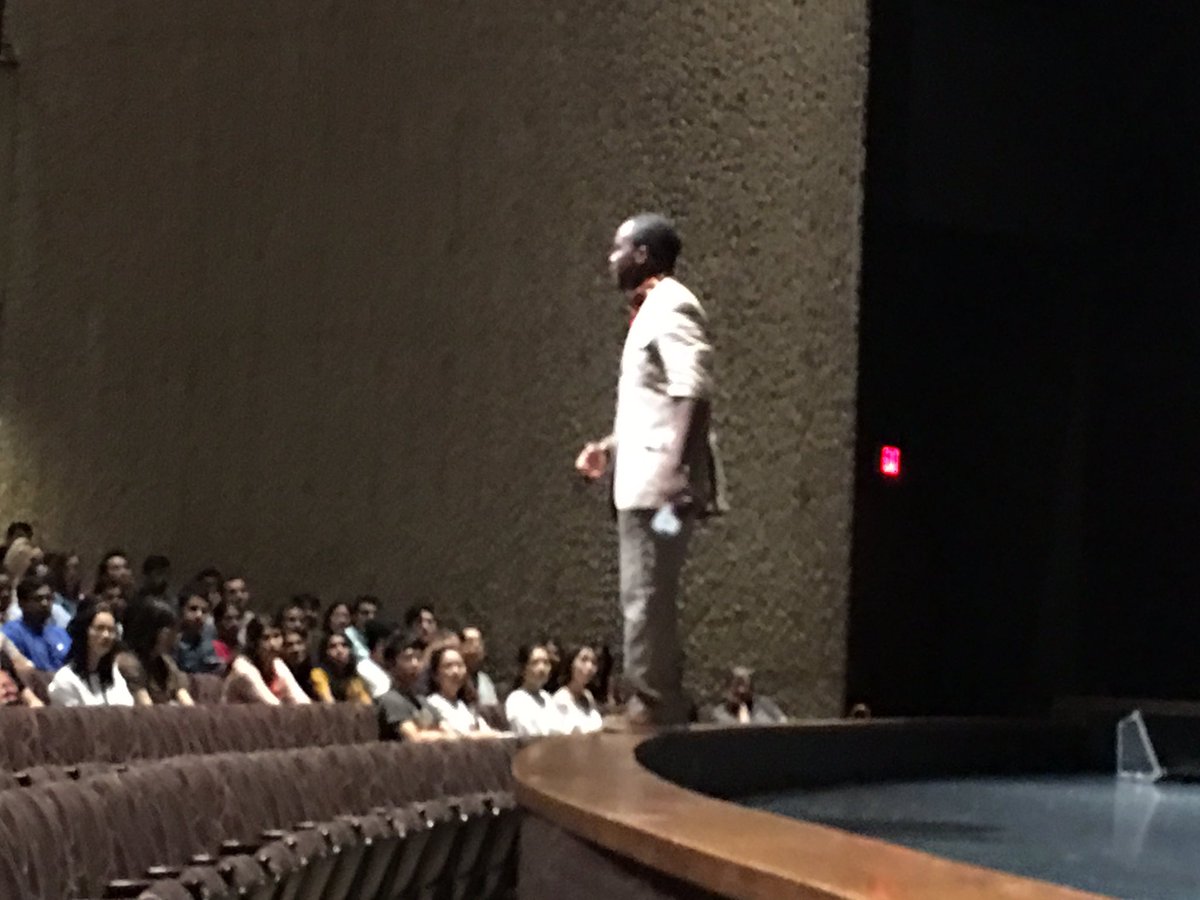 TAMUISSS's tweet photo. Dr. Henry Musoma inspiring new international students @tamu @TAMUISS #tamuisc https://t.co/ZfkNXF7mzk