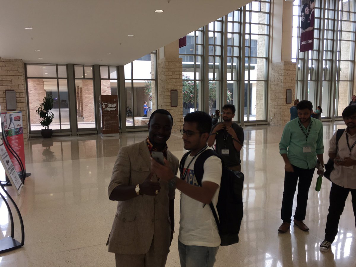 TAMUISSS's tweet photo. Dr. Henry Musoma inspiring new international students @tamu @TAMUISS #tamuisc https://t.co/ZfkNXF7mzk