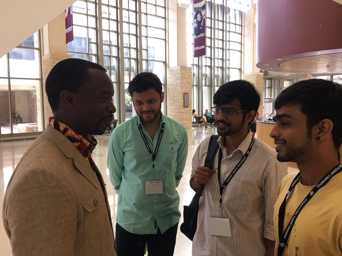 TAMUISSS's tweet photo. Dr. Henry Musoma inspiring new international students @tamu @TAMUISS #tamuisc https://t.co/ZfkNXF7mzk