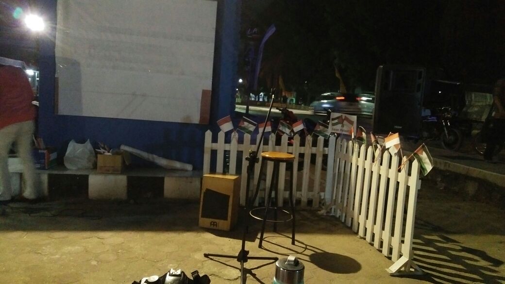 malam ini acara selesai karna cuaca buruk, dan dana yang terkumpul alhamdulillah Rp.585.000 
#DoauntukPalestina 
#malampuisiaekkanopan