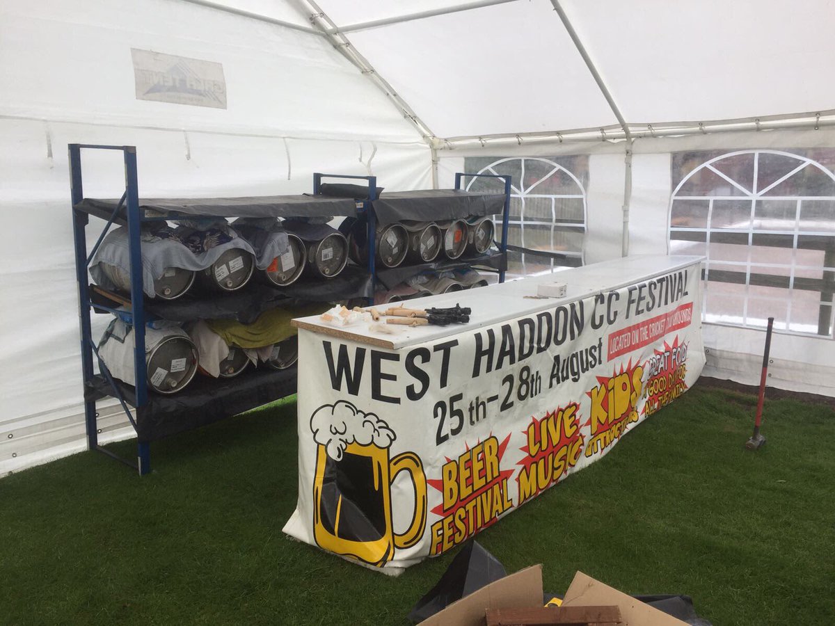 WHBeerFest2017's tweet photo. 1 day to go and almost ready!! 🍺 https://t.co/cOqkvL8AhG