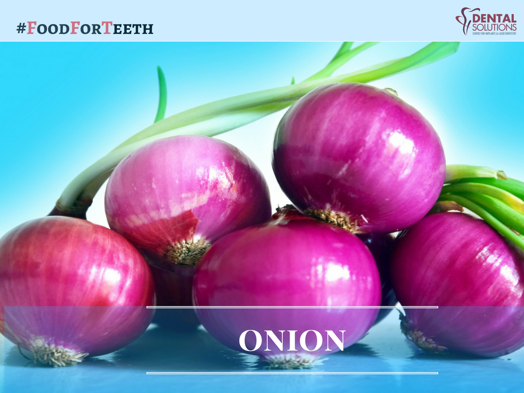 DentlSolutions's tweet photo. #Foodforteeth
Raw onion is a bacteria-fighting food. The antimicrobial ingredient in onion kills bacteria that leads to gum diseases https://t.co/GHGE8prIXz