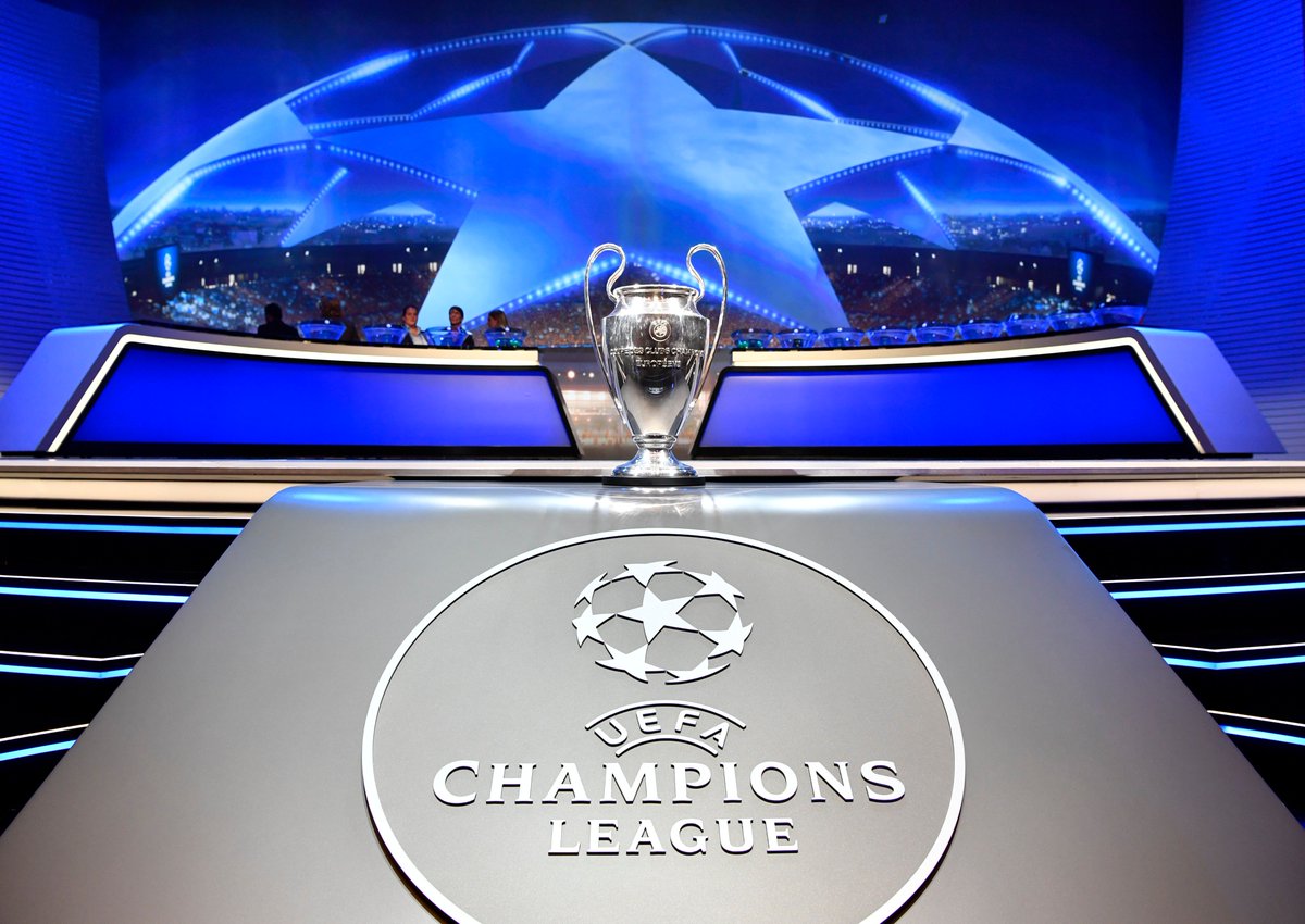 ChampionsLeague's tweet photo. Less than 30 minutes to go! #UCLdraw 🏆 https://t.co/XDPpfcNFL2