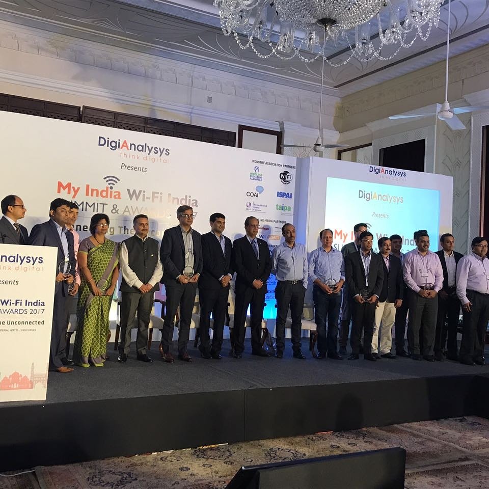 BSNLCorporate's tweet photo. #BSNL received the best WiFi Service Provider &amp; Leader of the Year Awards at the My India WiFi India Summit today. https://t.co/x4O5R2uZXi